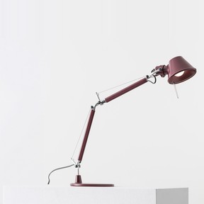 Tolomeo Micro Table Lamp - Ruby Red Collection by Artemide Table Lamps